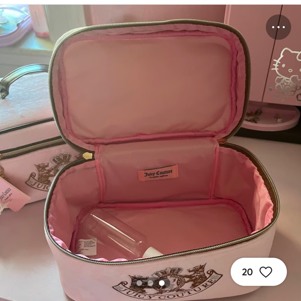 Juicy couture makeup bag vintage style - Picture 3 of 3